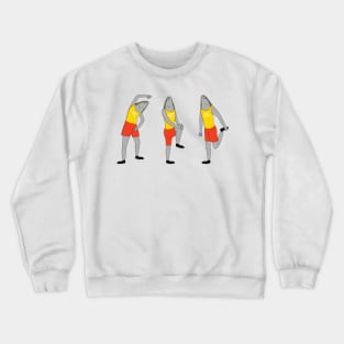 Getting ready for the salmon run Crewneck Sweatshirt